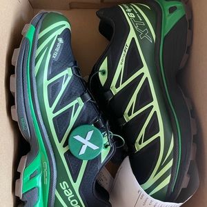 Brand new Salomon Xt-6 goretex black & green